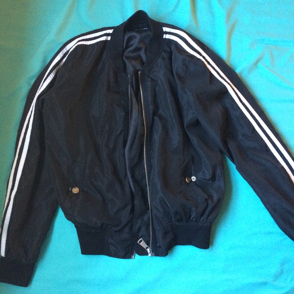Black Bomber Jacket